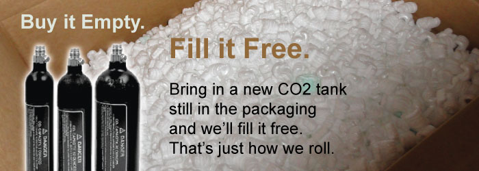 CO2: Buy it Empty. Fill it Free.