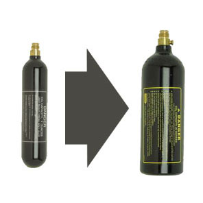 image of a Upgrade 9 to 20 oz. CO<sub>2</sub>