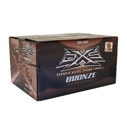 image of a Draxxus DXS Bronze Paintballs - 2000 Count