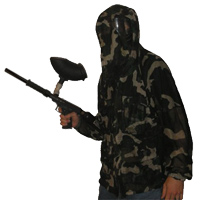 image of a Camouflaged Mesh Jacket
